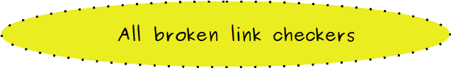 Venn diagram of all broken link checkers